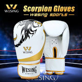 Wesing New Scorpion Pattern Boxing Gloves Muay Thai Gloves Guantes De Boxeo Kickboxing Sanda Training Gloves luva boxe