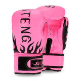 Kid 1 Pair Leather Boxing Gym Golves Fitness Training Boxing Gloves Sanda Sandbag Training Protector Gym Fitness Equipment