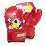 Kid 1 Pair Leather Boxing Gym Golves Fitness Training Boxing Gloves Sanda Sandbag Training Protector Gym Fitness Equipment