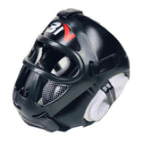 BNPRO Boxing Headguard with Mask Muay Thai Taekwondo Helmet Mask Removable Kickboxing TKD Sparring Sanda Training Headgear