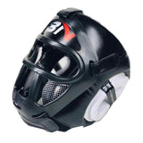 BNPRO Boxing Headguard with Mask Muay Thai Taekwondo Helmet Mask Removable Kickboxing TKD Sparring Sanda Training Headgear