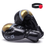 REXCHI Kick Boxing Gloves for Men Women PU Karate Muay Thai Guantes De Boxeo Free Fight MMA Sanda Training Adults Kids Equipment
