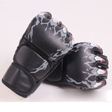 Thickened Women Men Boxing Gloves Half Finger MMA  Sanda Punching Professional Combat Muay Thai kick Boxing Gloves Q