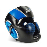 Full-Covered Boxing Helmet Muay Thai PU Leather Training Sparring Boxing Headgear Gym Equipment Taekwondo Head Guard