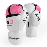 6/8/10/12oz Boxing Gloves Fighting Muay Thai Boxing Sanda Sandbags Gloves PU Leather Sports Wear Fighting Training Gloves