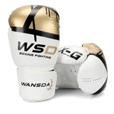 4 oz-12 oz Kick-boxing Gloves For Kids Adult Sanda Free Combat Martial Arts Fighting Fitness Training Muay Thai-Gloves
