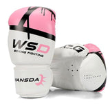 4 oz-12 oz Kick-boxing Gloves For Kids Adult Sanda Free Combat Martial Arts Fighting Fitness Training Muay Thai-Gloves