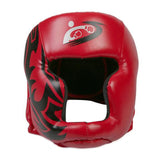 Wrestle Protective Headgear Adjustable Size PU Leather Soft Head Protector for Boxing YA88