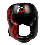 Wrestle Protective Headgear Adjustable Size PU Leather Soft Head Protector for Boxing G66