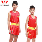 Wesing Kids Adults MMA Boxing Muay Thai Shorts+T Shirts Uniforms Sanda Martial Arts Outfits Training Competition Boxer Clothes
