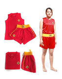 Wesing Kids Adults MMA Boxing Muay Thai Shorts+T Shirts Uniforms Sanda Martial Arts Outfits Training Competition Boxer Clothes