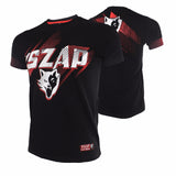 VSZAP  Sleeve Hall Fame Shirt Sweatshirt Muay Thai Clothes Tight Stretch Free Shipping Men Hot Sale Mma