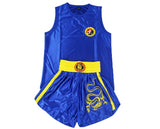 Kid Adult Embroidered Dragon Sanda Boxing Top and Shorts Muay Thai Costume for Men Women Martial Arts Performance Jersey Clothes