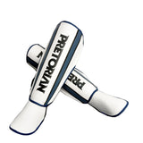 PRETORIAN Top Brand PU Leather MMA Shin Instep Guard Leg Pads Thai Boxing Training Protective Gear Kickboxing Ankle Protector