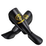 PRETORIAN Top Brand PU Leather MMA Shin Instep Guard Leg Pads Thai Boxing Training Protective Gear Kickboxing Ankle Protector