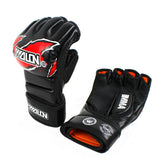 MMA Boxing Gloves 5 Colors High Quality PU Mateial MMA Half Fighting Gloves Muay Thai Training Breathable Male Fitness for Adult