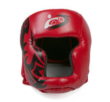 2018 New Free Size Muay Thai Boxing Taekwondo MMA Helmet Head Protector Karate Sparring Kickboxing Protective Headgear DDO