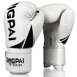 HIGH Quality Adults Women/Men Boxing Gloves Leather MMA Muay Thai Boxe De Luva Mitts Sanda Equipments8 10 12 6OZ boks