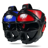 Kids Adults MMA Boxing Muay Thai Helmets W/Mask Martial Arts Taekwondo Removable Sparring Sanda Training Headgear 2019 EO
